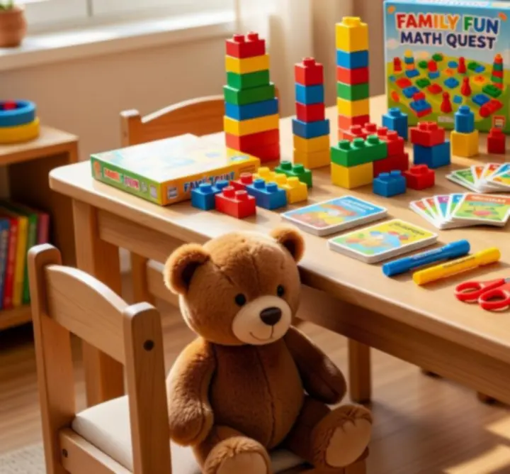 Assortment of children’s toys and school supplies