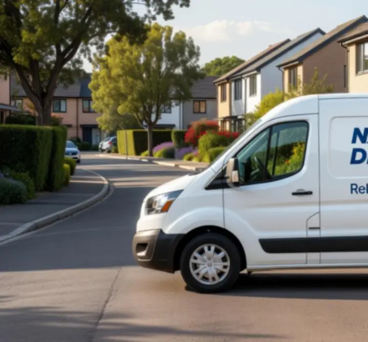 Delivery van representing CIK GALA LTD's nationwide logistics service